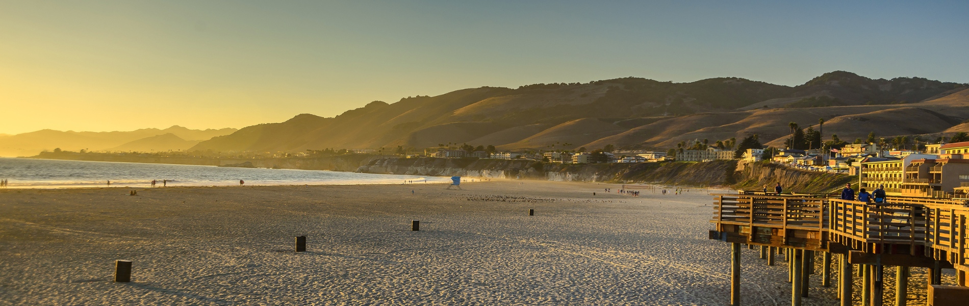 beach at sunset