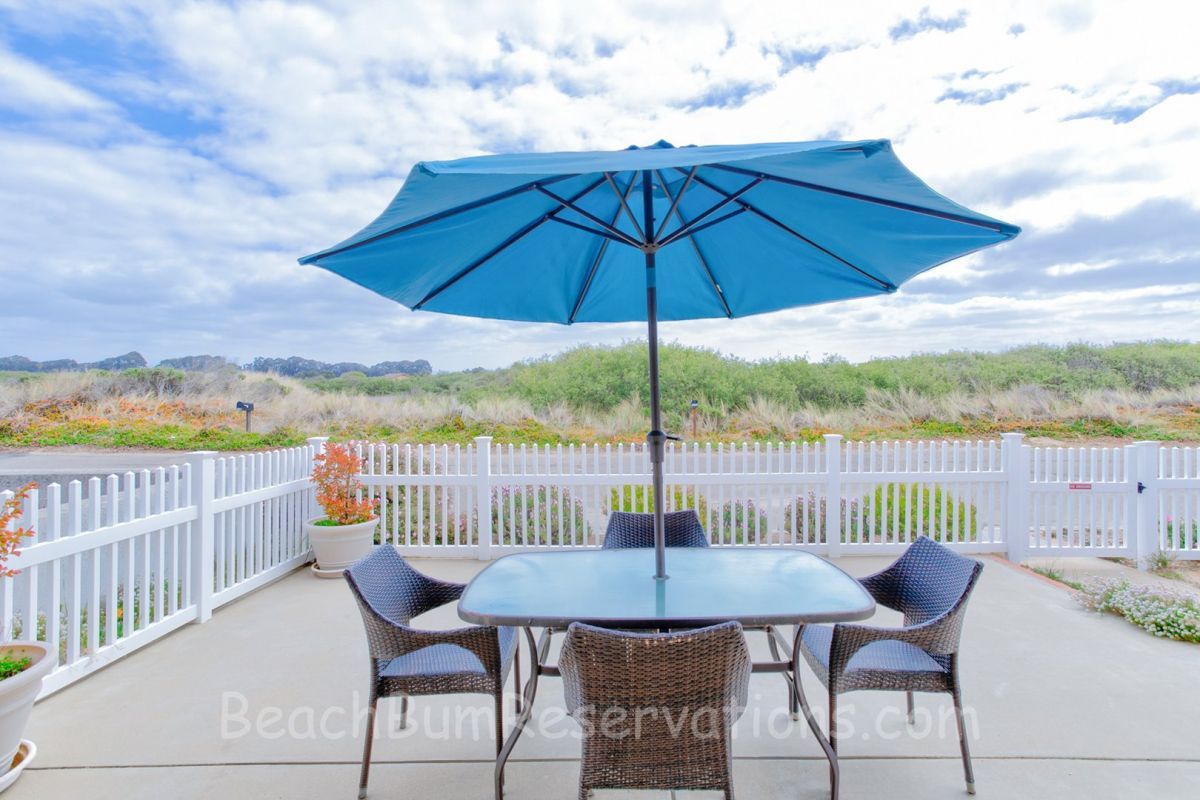 outside area of Pismo Beach rental